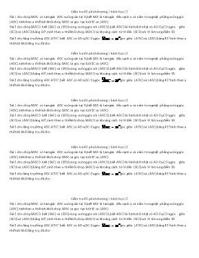 Kiêm tra 45 phut chương 1 hinh hoc 12